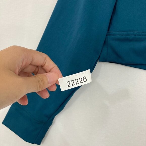 New Banana Republic Large Blue Scuba Nylon Fabric Compression Top - Picture 9 of 9